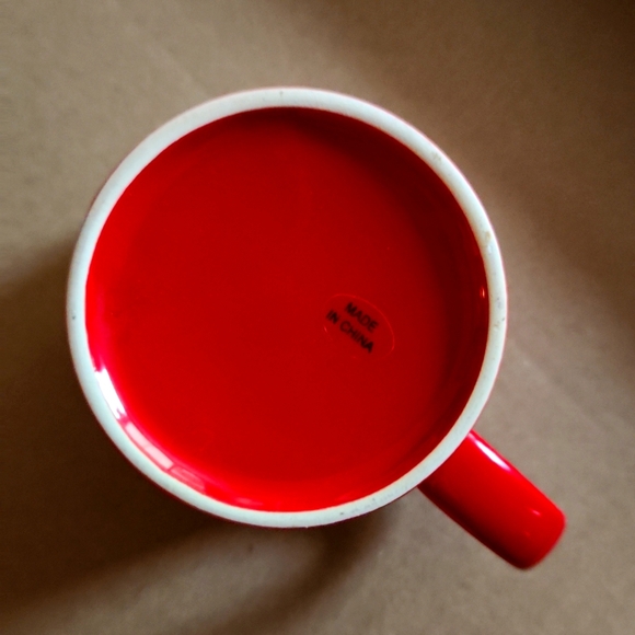 College (Football) Team, Red/White Mug, Chief/Spartan - Picture 3 of 7